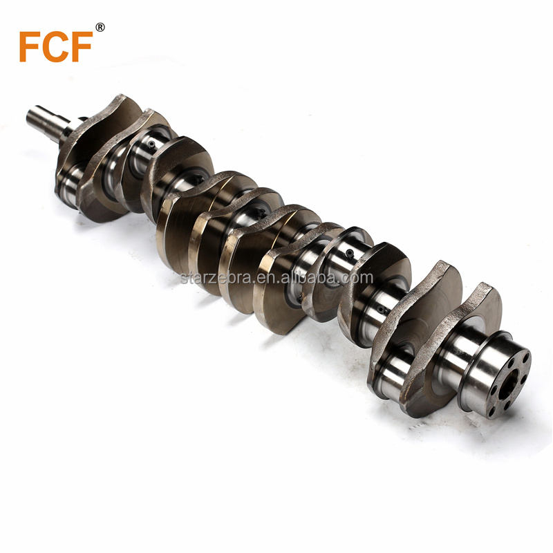 Manufacturing Plant FCF DCT Forged Steel Crankshaft for PC150-1/PC200-1/PC220-1 6136-31-1010 6D105 Engine Crankshaft