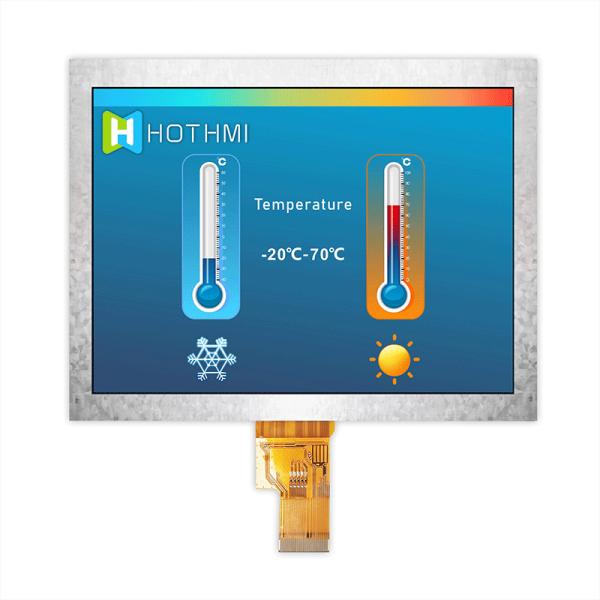 8 Inch TFT LCD Display | 1024x768 Resolution LVDS Interface