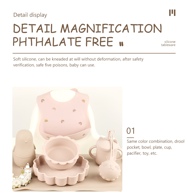 Personalized Suction Silicone Bowl Set Waterproof Non Toxic BPA Free Material