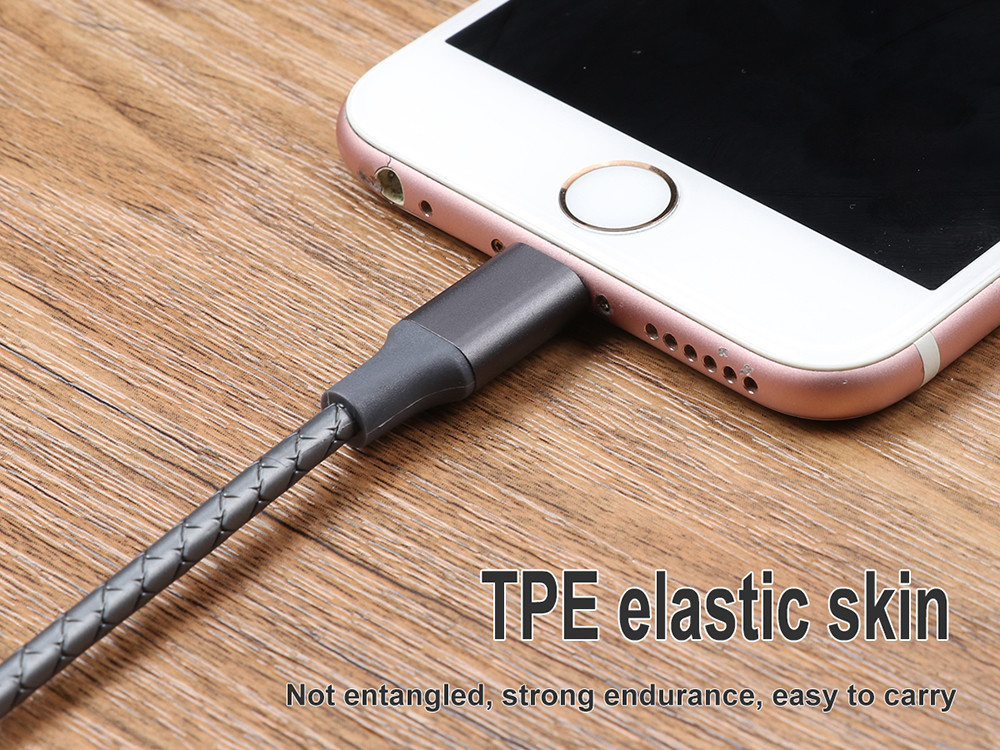 Fast Charger USB Extension Cable Tpe Soft Max 2A For IPhone X Samsung Durable