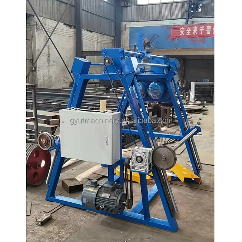 Speed Automatic Cable Take-up Pay-off Machine 1550x1550x1650 Size Braiding Professional