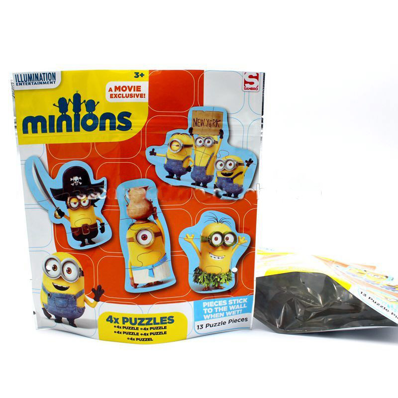 Custom Logo Printing Plastic Aluminum Foil Toys Packing Bag With Zipper