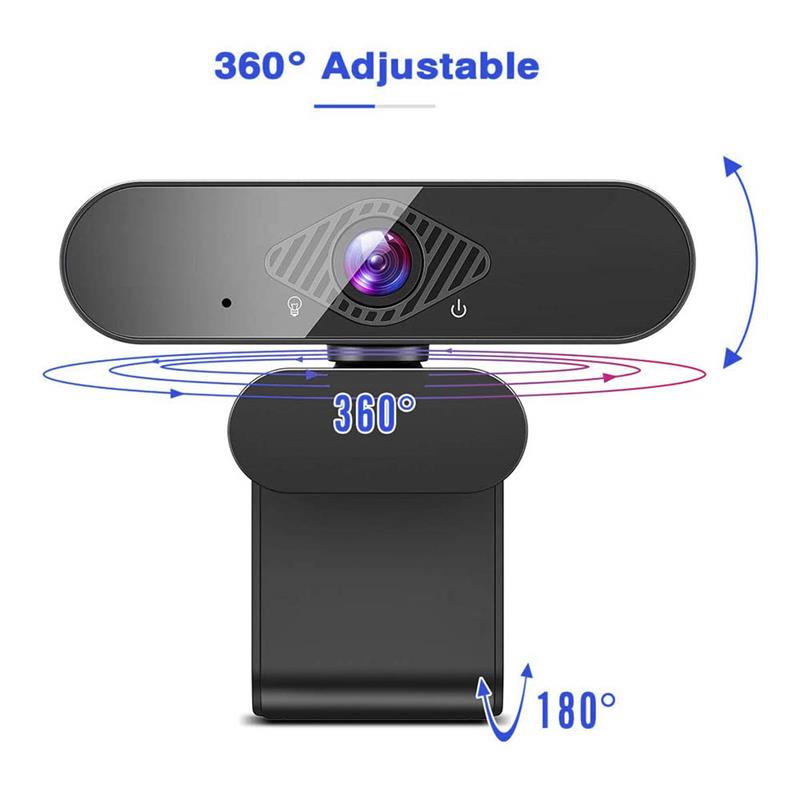 RoHS 1080P USB Live Streaming 360 Degree Rotation USB Webcam