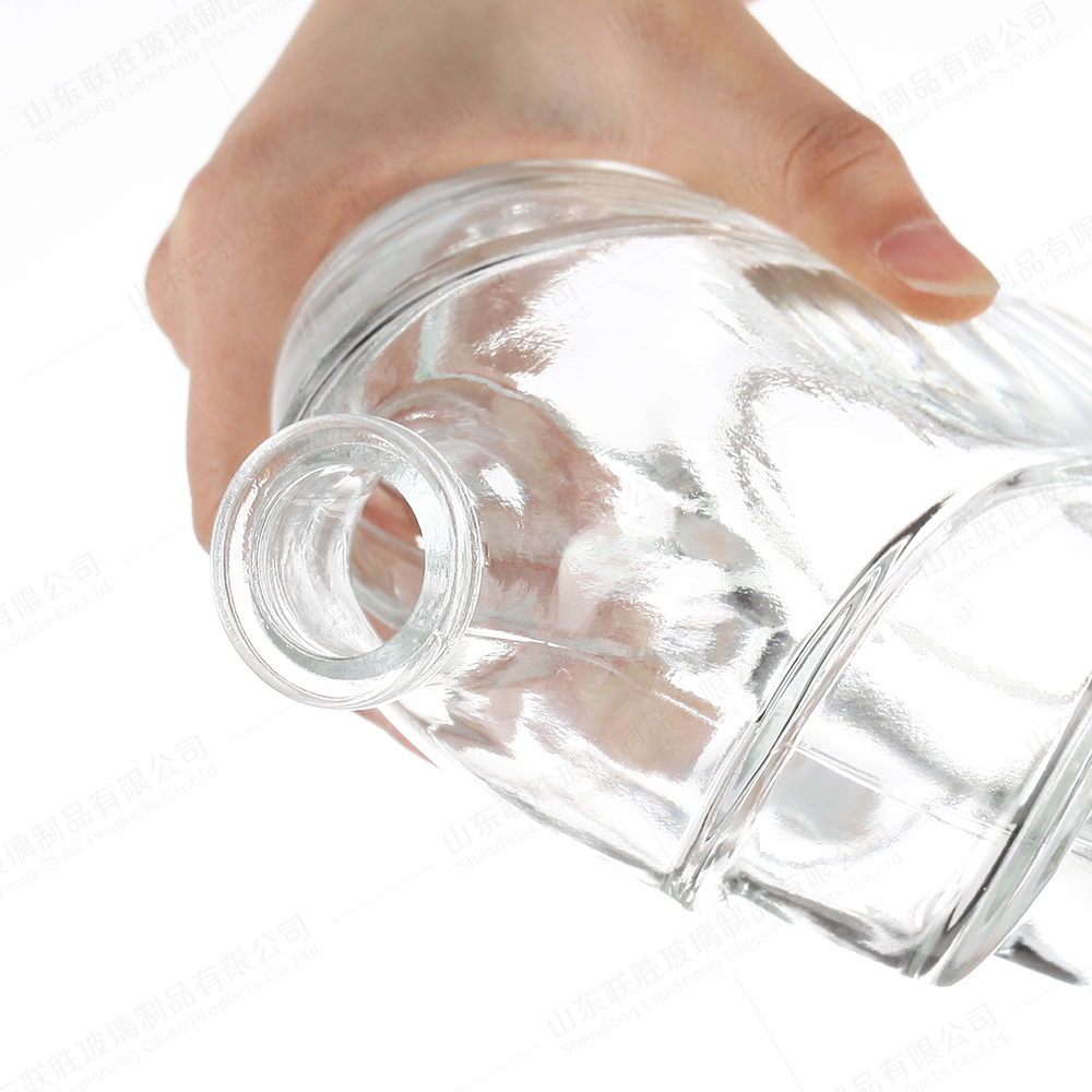 Party 1000ml 750ml 500ml Wine Glass Bottle With Rubber Sealing Stopper