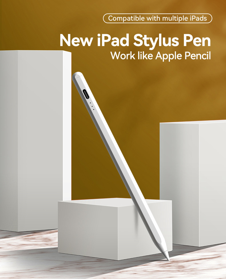 2048 Levels Pressure Sensitivity Aluminum Stylus Pen With ±60° Tilt Sensitivity