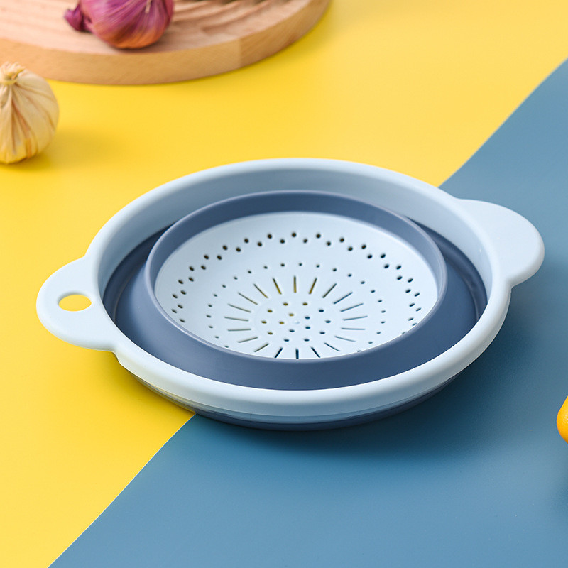 Collapsible Colander Set Of 3 Heat Resistant Washing And Draining Of Vegetables Fruits Pasta Perfect For Kitchen Trainer
