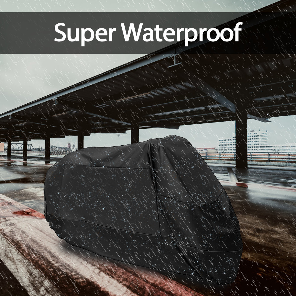 Geertop Silver Coated 200cm Motorbike Rain Cover