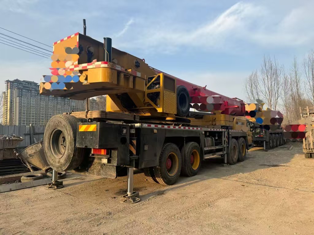 2021 year Sany 80t STC800E6 with 58.5m main boom, 25.2t counterweight.