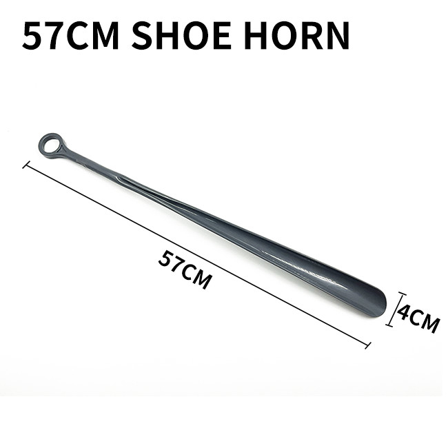 Shoe Horn 18.3 inch 46.5 CM 57 CM Plastic PP Long Handled Sturdy With Comfortable Grip For Seniors China Factory Logo Oem