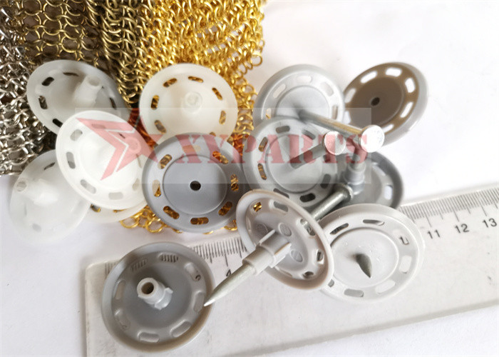 35mm Round Disc Plastic Dome Cap Washer For Installing Insulation To Wood