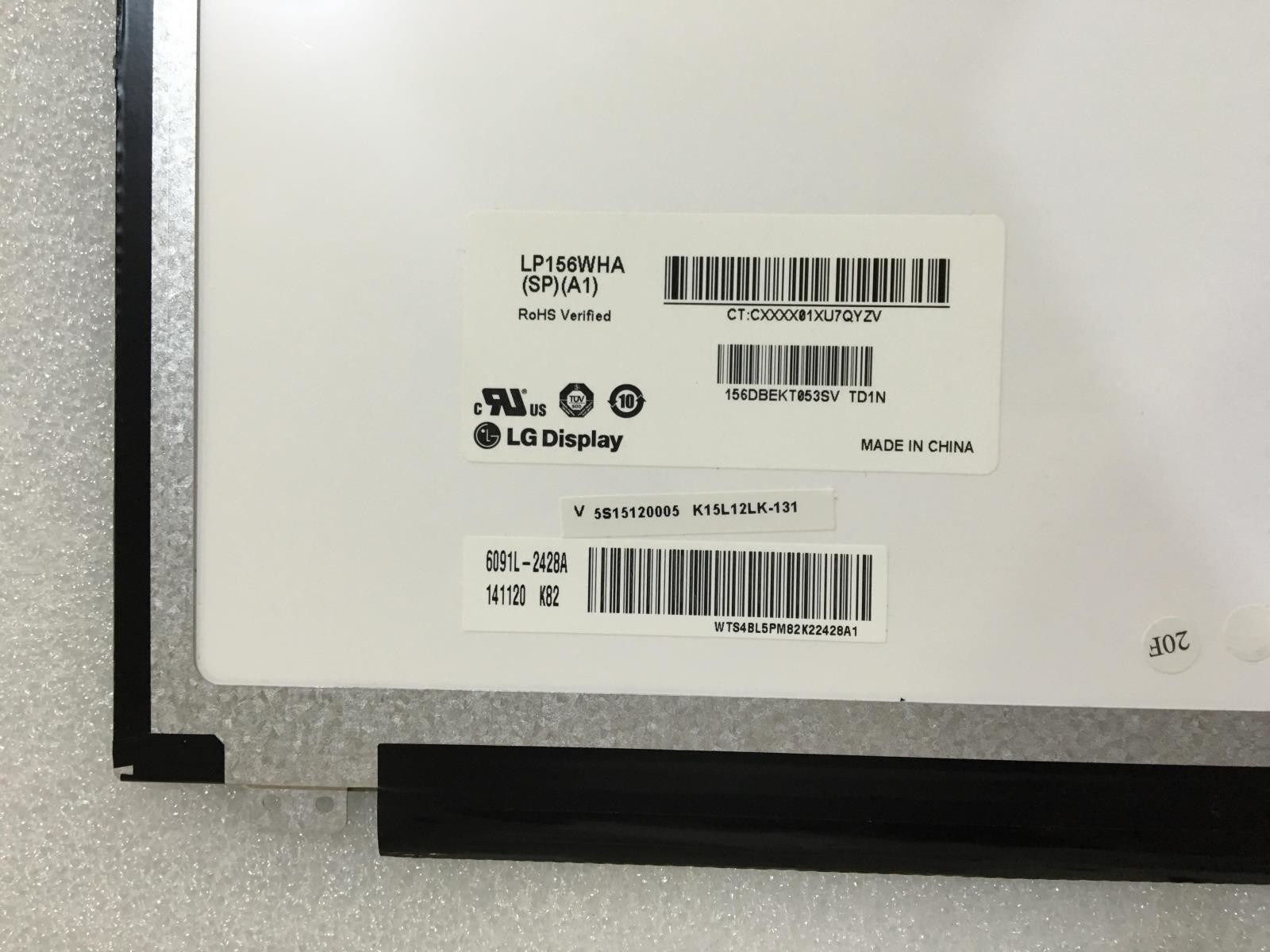 LP156WHA-SPA1 LG Display 15.6" 1366(RGB)×768 400 cd/m² INDUSTRIAL LCD DISPLAY