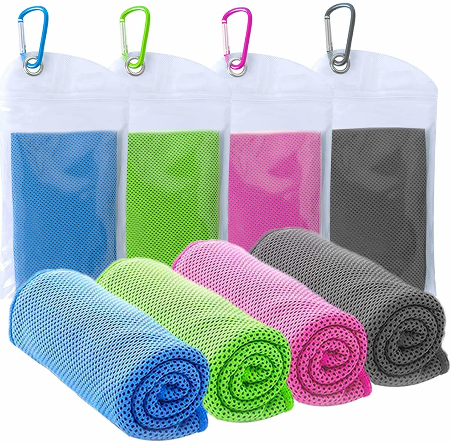 Bear Family Microfiber Sport Towel Portable Cold Sense Eco Friendly Breathable Ice Cool