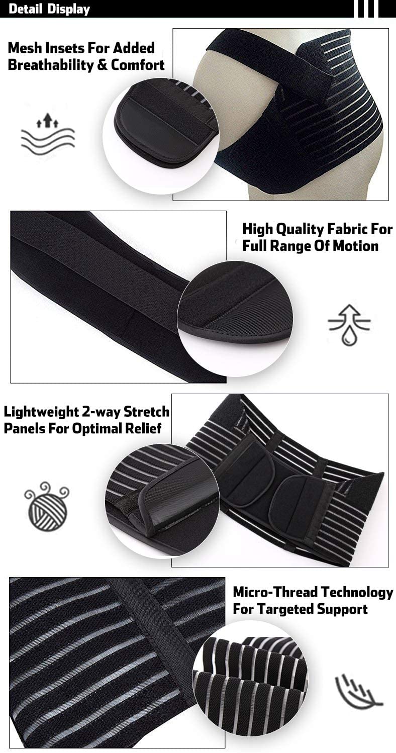 OEM Neoprene 4XL Maternity Pregnant Belly Belt ISO9001 Back Support Girdle