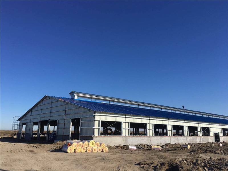 Economical Prefabricated Metal Warehouse Fast Constructionn Speed Rapid Installation Rate