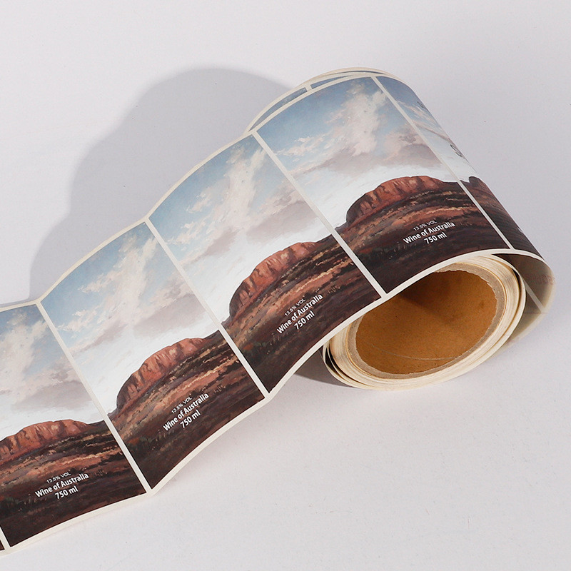 750ml Custom Beer Bottle Labels Roll Printing waterproof OEM ODM
