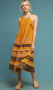 Hot Sale Fashion Women Ruffle Maxi Other Dress Sexy Halter Summer Ladies Dresses