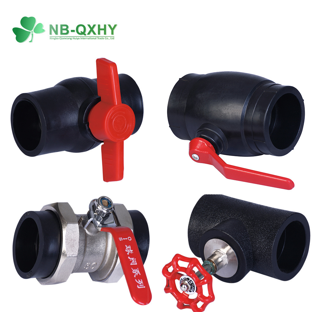 ISO HDPE Iron Core Water Socket Double Union Ball Valve