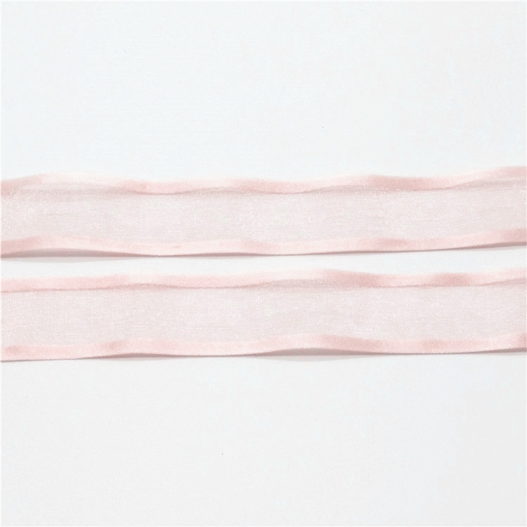 Gift Packing Polyester Organza Ribbon Four Colours With OEM Services
