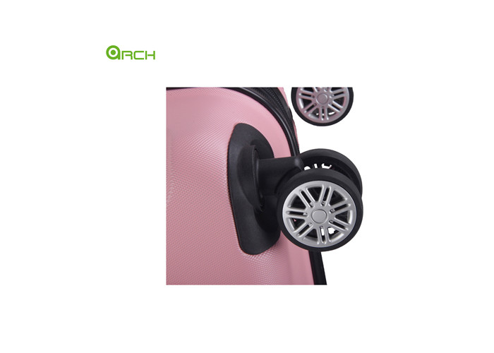 Comfortable Grip ABS Hard Trolley Case Double Spinner Wheels