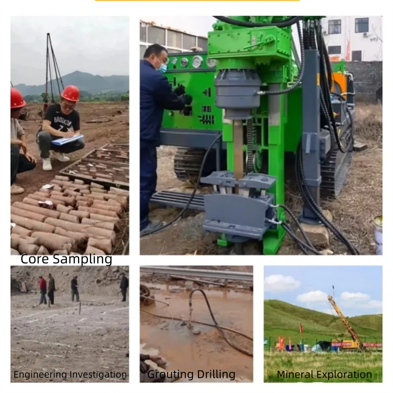 Diamond Core Mining Exploration Drilling Rig With Hq Nq Bq Pq Core Lifters