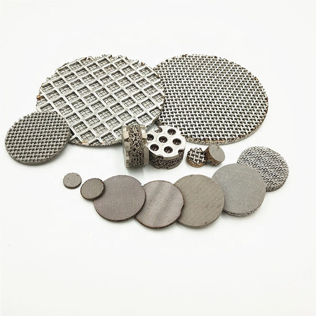 High Temperature Resistant Sintered Wire Mesh Filter Screen For Water Treatment Plant