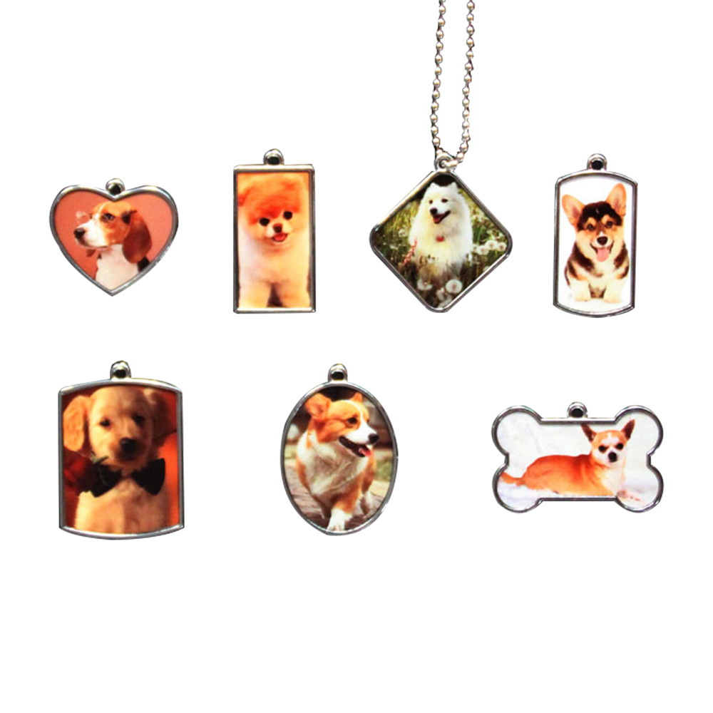 Personalized Double Sided Metal Sublimation Dog Tags For Sublimation Photos Printing