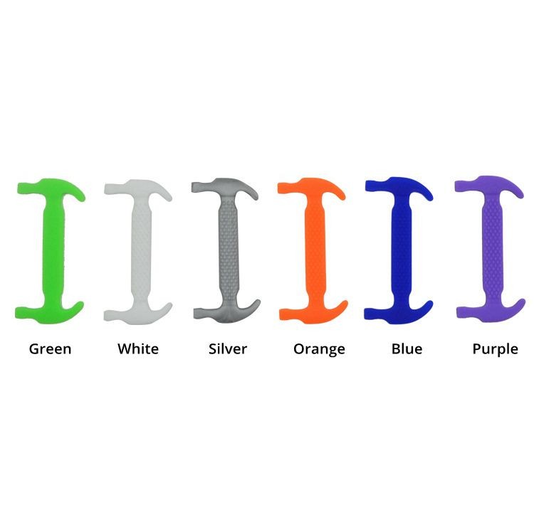 Hammer Creative Cool Silicone Gifts Shoelaces Easy To Clean With Duster Cloth