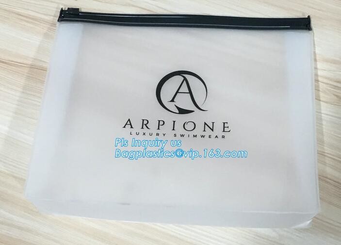 Pouch Slider plastic Zipper Folder PVC Clear cosmetic bag pencil pen packaging bag, storage use ldpe zipper slider bag