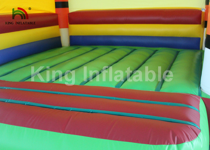 PVC Tarpaulin Orange Tiger Inflatable Jumping Bouncer Castle For Outdoor Amusement