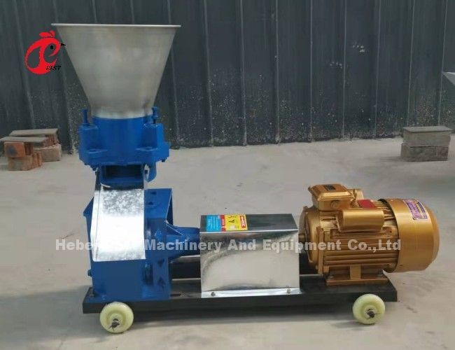 220V Flat Die Chicken Feed Pellet Machine 1000kg Per Hour Star