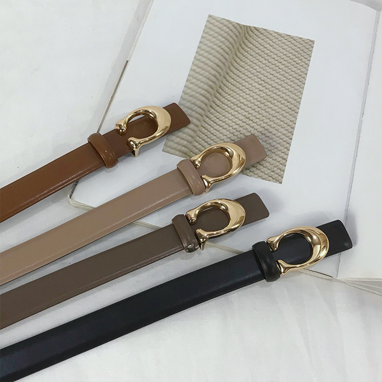 Fadeless Black Leather Belt Strap Roller Buckle Belt Shinning Webbing
