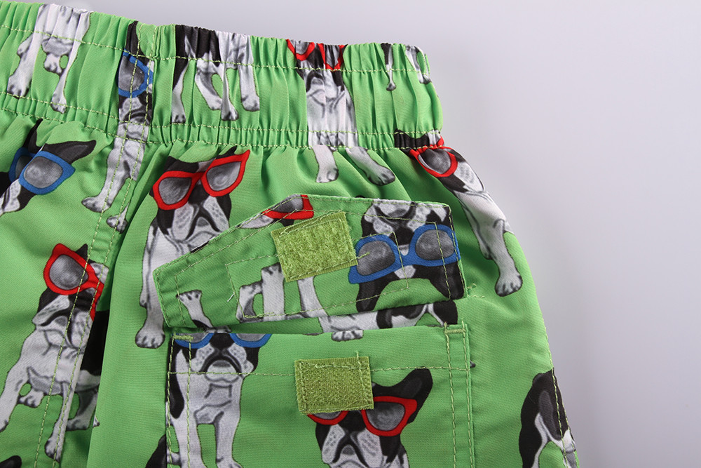 Mens Pant Print 100% Polyester Quick Dry Swim Trunks