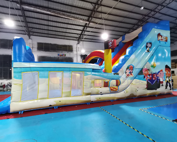 ODM Commercial Inflatable Slide Outdoor Bouncy Castle Obstacle Course