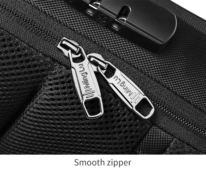 Factory wholesale custom logo business multifunctional waterproof anti theft sling bag men's chest bag