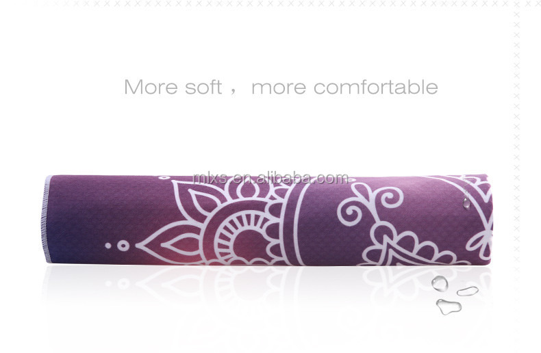 Luming YM-018  Yoga Mat  Luxury Sweat-Grip Mat Towel Combo  Eco-Friendly Natural Rubber  Best for Yoga, Pilates, Exercise
