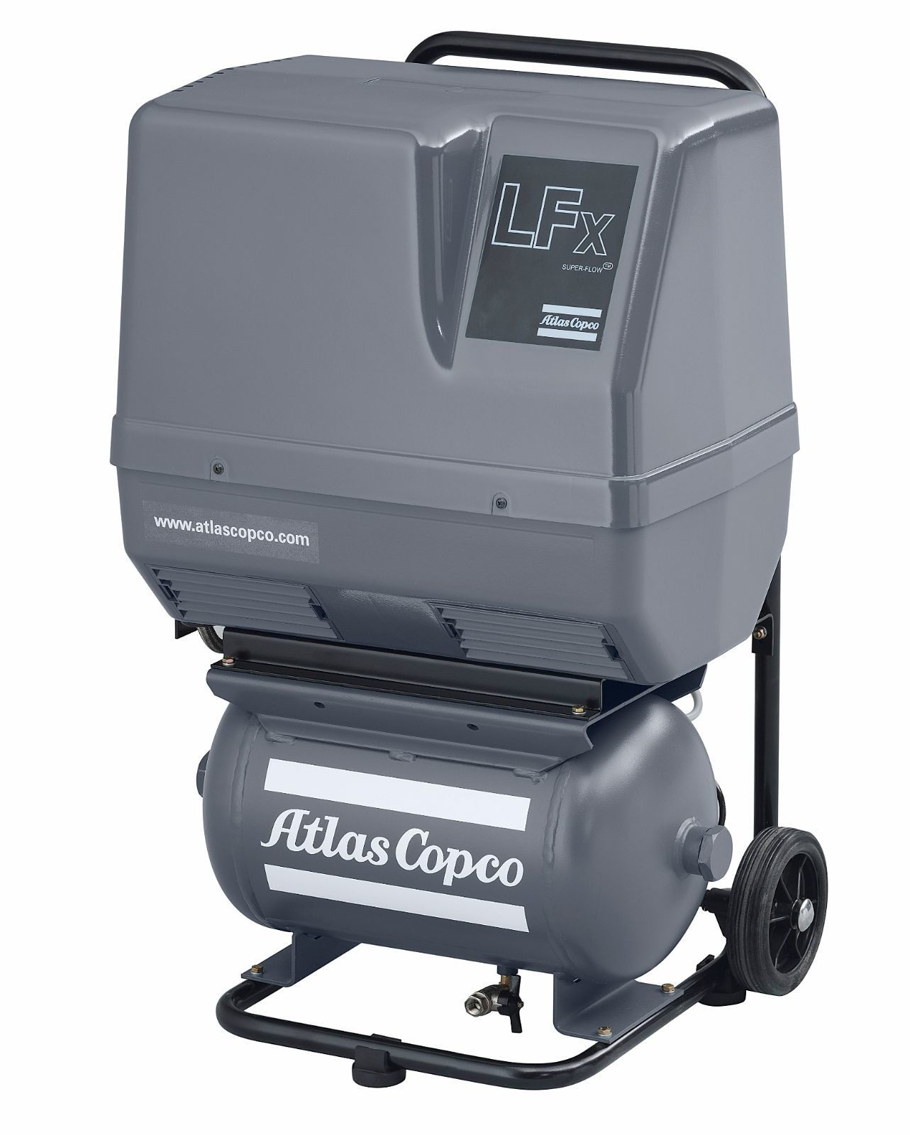 Oil Free Atlas Screw Air Compressor LFX Compact Piston 62-64dB Noise Level