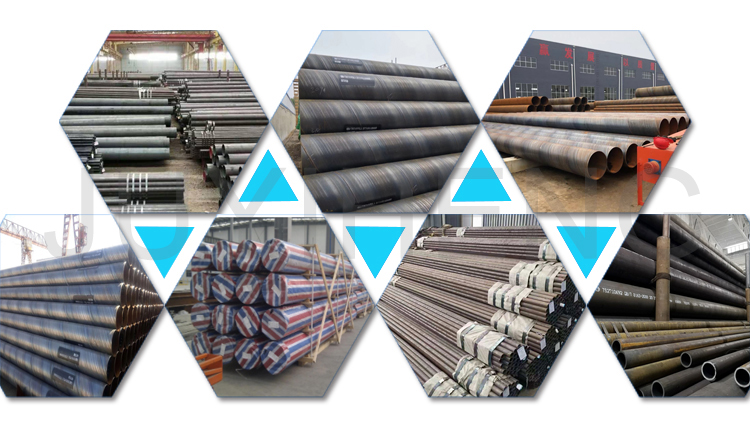 ERW Welded Galvanized Pipe Customized Spiral Welded Carbon Steel Pipe 6m