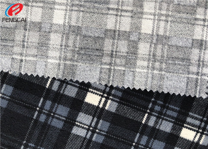 Customized Printed Brushed Polyester Tricot Knit Fabric Velvet Home Textile Material