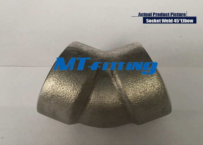 ASTM A182 Forged High Pressure Pipe Fittings F304 / 304L Welded SS Eblow