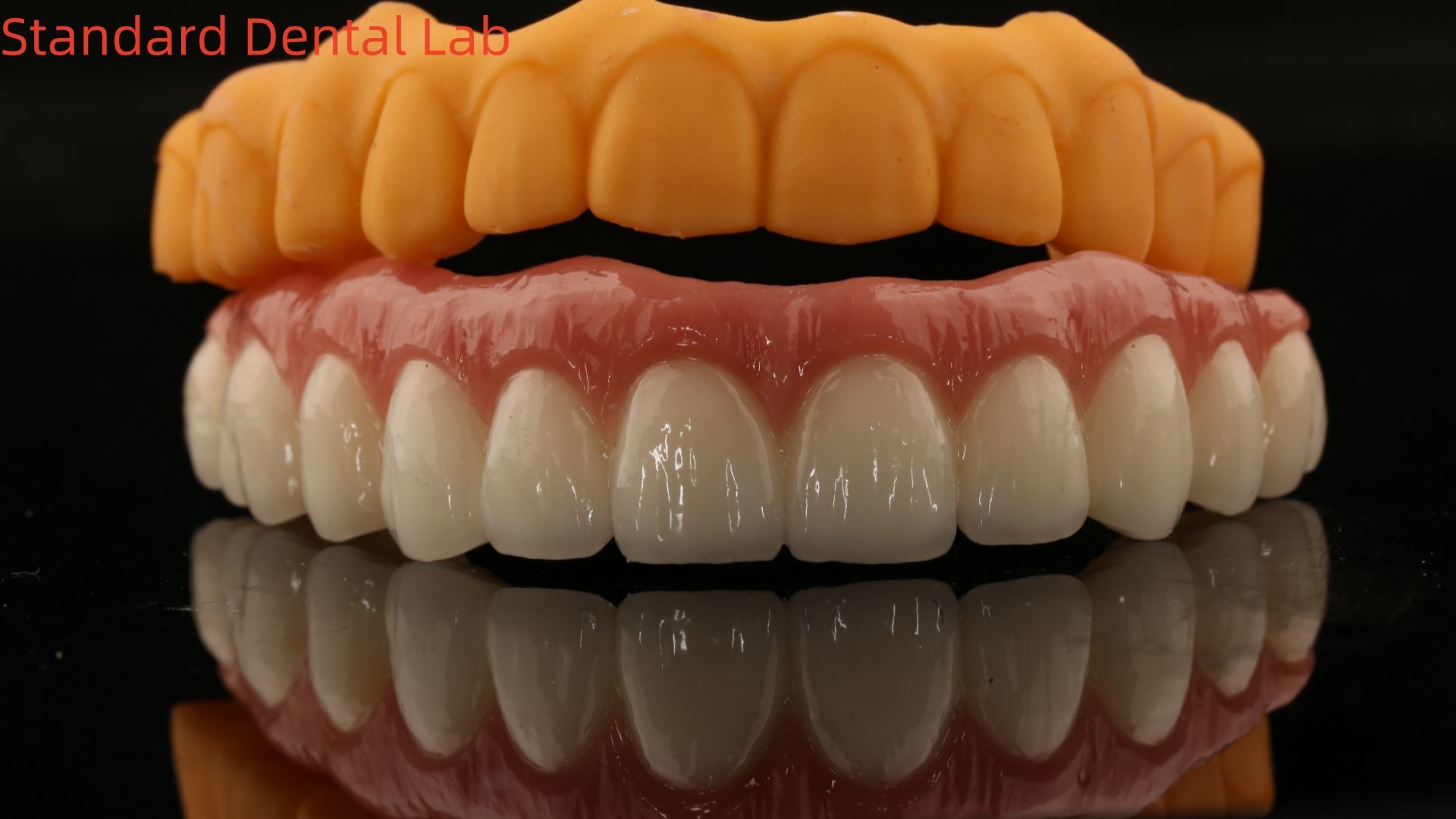 Porcelain All On Four Zirconia Bridge High Esthetics Dental Implant Bridge Screw Retained