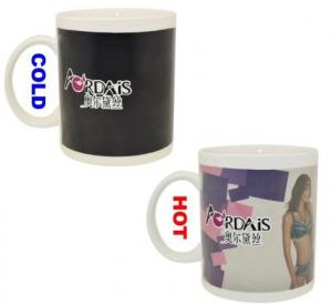 China Top grade commercial advertising promotional gift magic coffee mug on sale