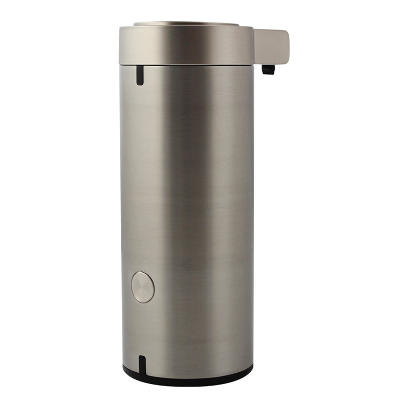 OEM SUS304 Contertop Battery Operated Sanitizer Dispenser Brushed Gold