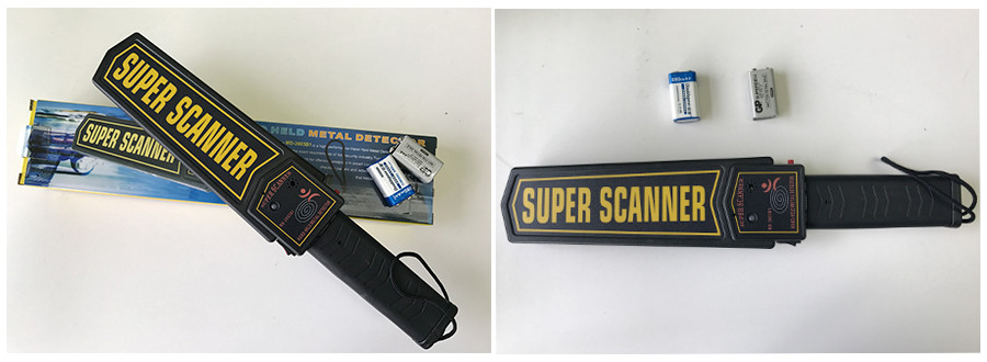 High Sensitivity ABS 9V Battery 40KHz IP31 Portable Hand Held Gold Metal Detector