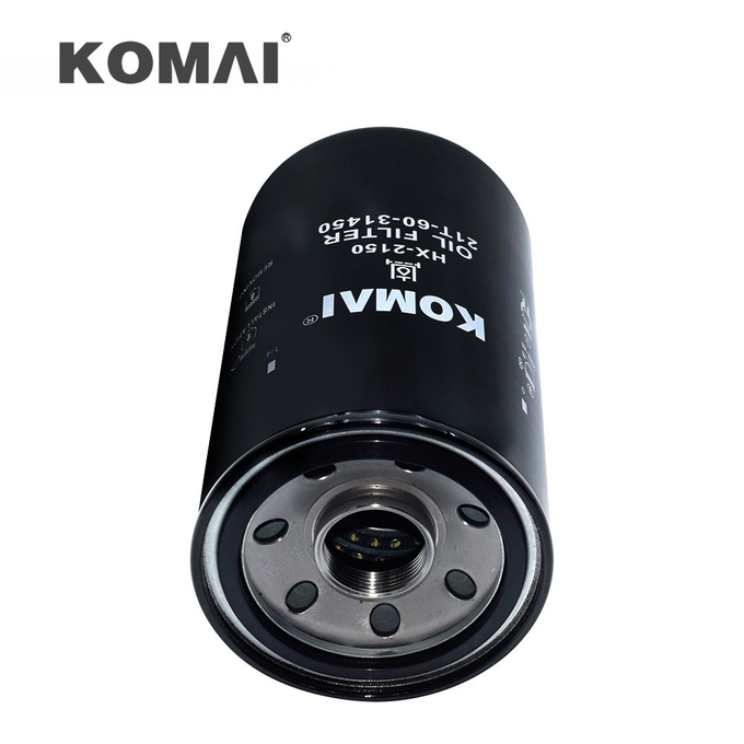 Black Color Spinning Hydraulic Filter 21T-60-31450 HC-56080 SH 60568 P502665 For Excavator Engines
