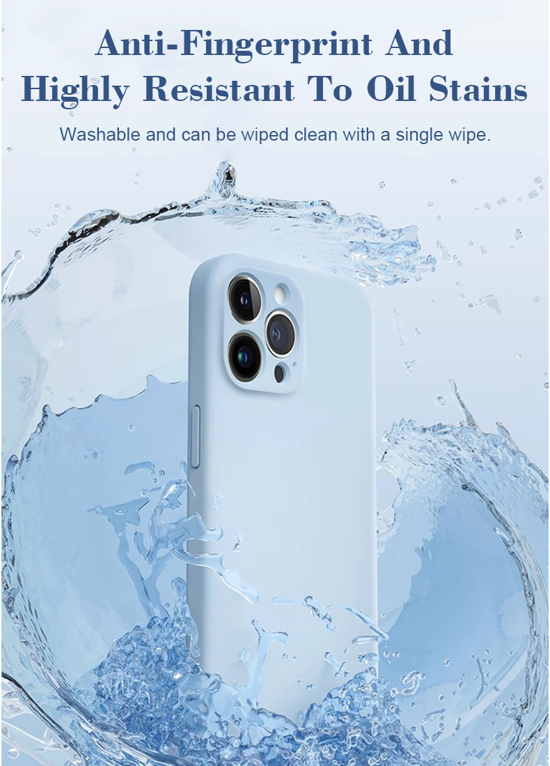 Custom Magnetic Silicone Phone Case Waterproof For IPhone 16 15 Pro Max