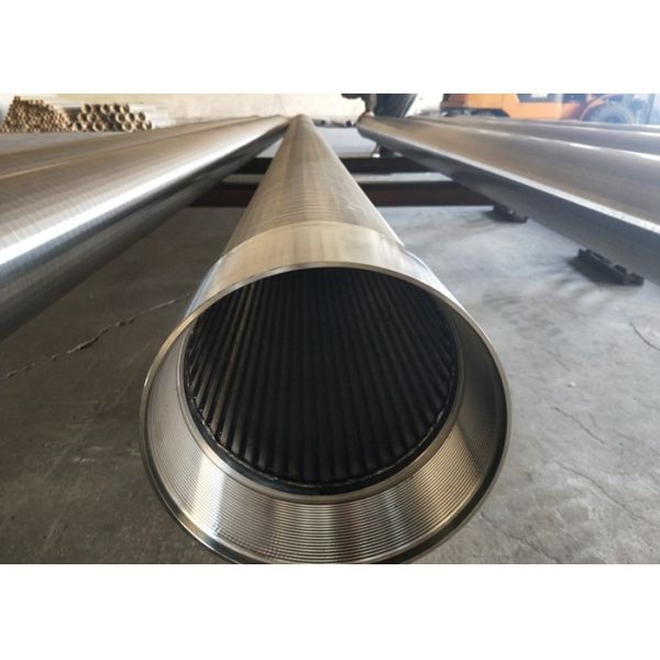Large Open Area Johnson Vee Wire Screen For Water / Oil / Gas Well Construction