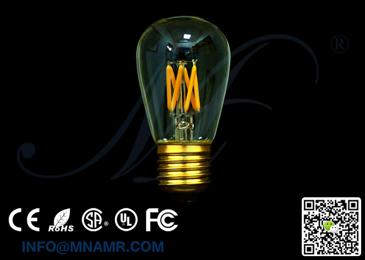 ST45 Edison LED Bulb 2200K 3W E26 E27 B22 Constant Current Warm White Event Party Lighting Decorations