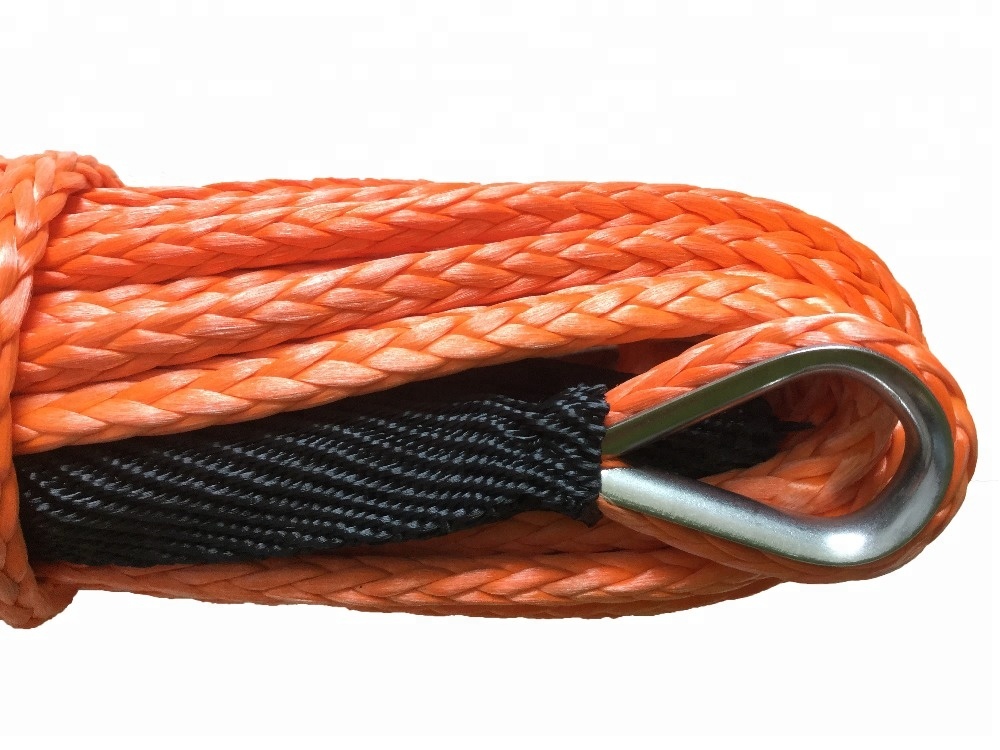 Customized Uhmwpe Rope for Winch Braided Synthetic Fiber Length 30 Support Customized