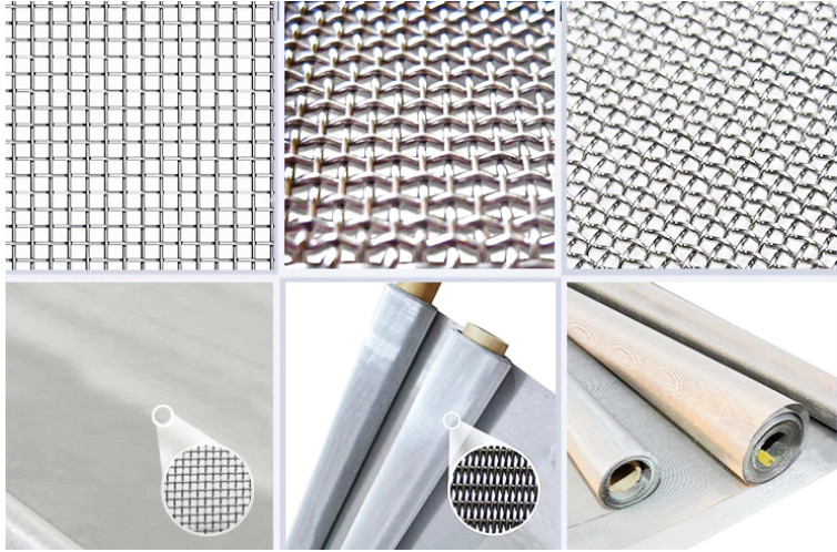 99.9% Purity Plain Weave Wire Mesh Filter Screen 80 100mesh 6.30mm Wire Diameter