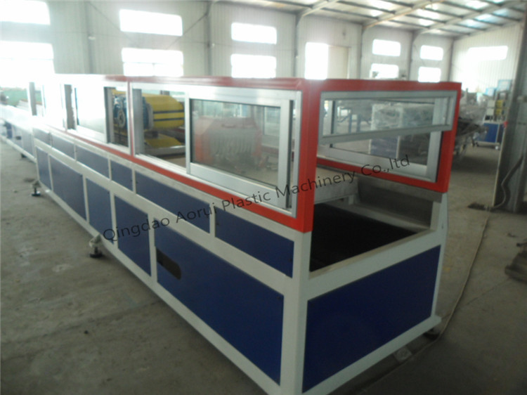 Professional Plastic Profile Extrusion Line / PVC WPC Decking Profile Making Machine